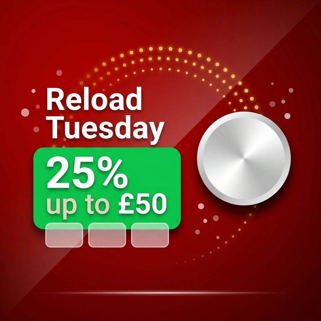 Reload Tuesday 25% up to £50